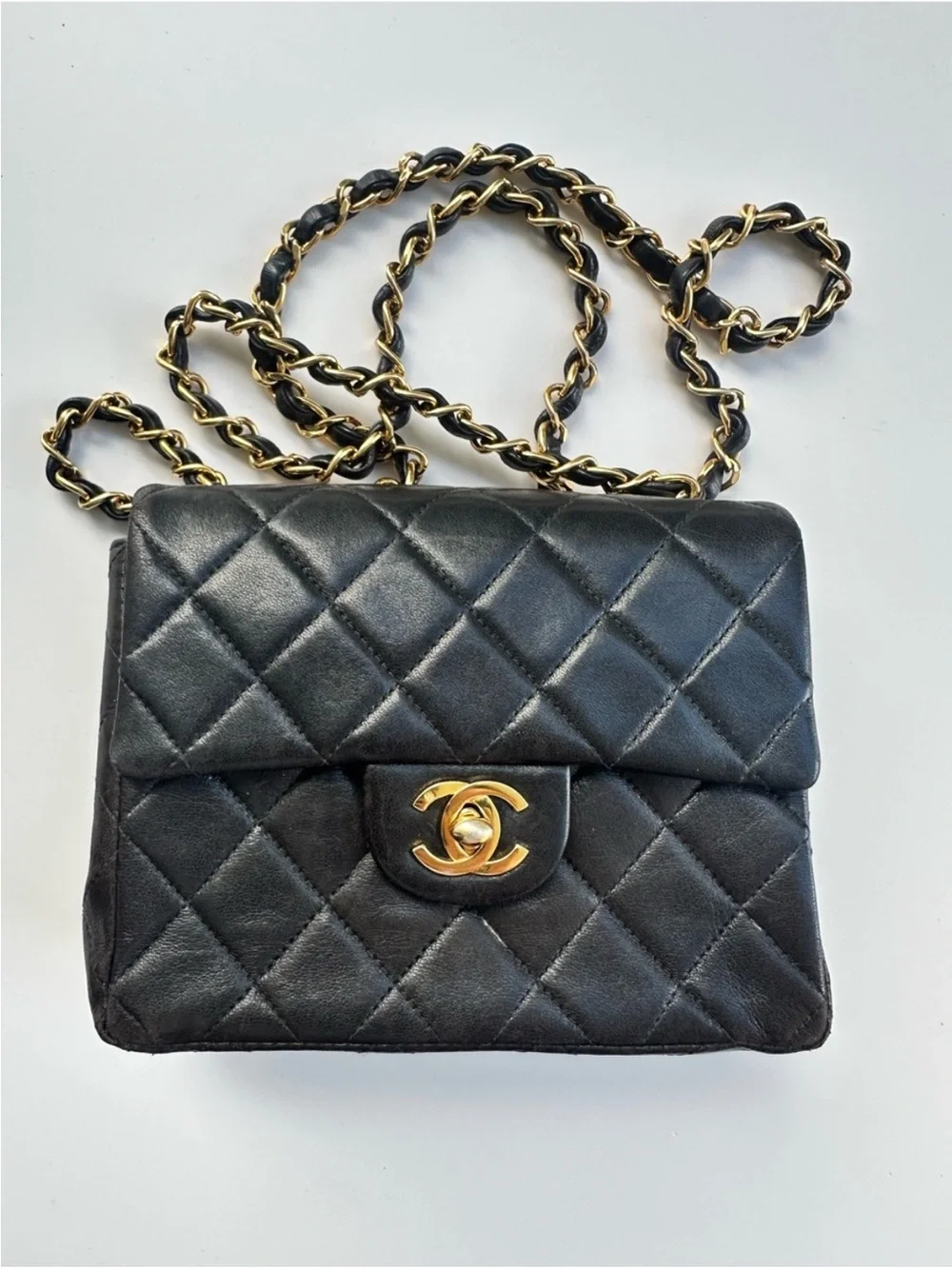 CHANEL Black Quilted Leather Crossbody Bag with Gold Hardware - Picture 2 of 14